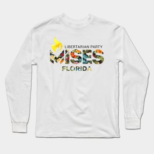 Libertarian Party Mises Caucus Tropical Long Sleeve T-Shirt